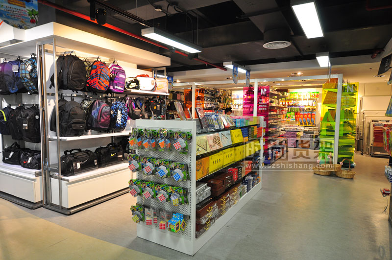 文具店貨架_中島貨架