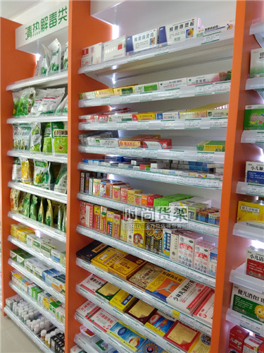 藥店貨架_靠墻貨架