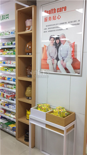 藥店貨架_單面貨架