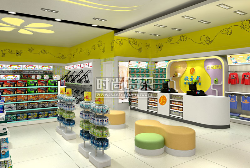 母嬰店貨架設計