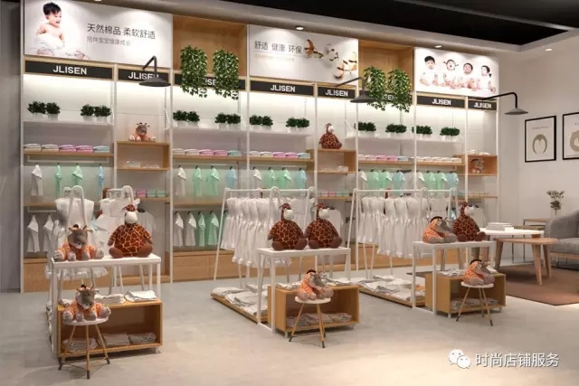母嬰店貨架陳列設(shè)計(jì)效果圖