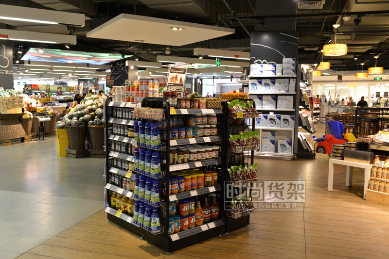 超市貨架_鋼制促銷架