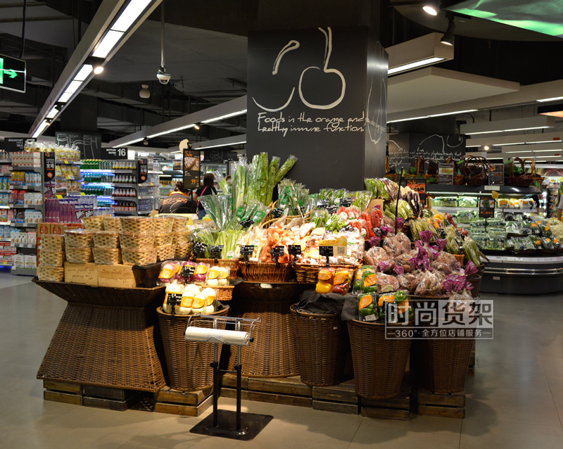 超市貨架_果蔬陳列筐